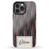 Boho Flowers Custom Name iPhone Case